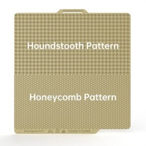 Dual-textured Build Plate with Honeycomb & Houndstooth, Модел: X1/P1/A1 257×257mm