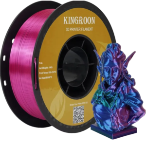 Kingroon PLA Silk Tricolor, Цвят: Red/Blue/Green