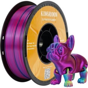 Kingroon PLA Silk Tricolor, Цвят: Gold/Purple/Red/Blue